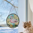 thumbnail image 5 of Hanging Stained Glass for Windows Flamingo, Festival Gift Ornament, Christmas Ornament Gift, Mother’s Day Keepsake, Valentine’s Day Decor, Keepsake 2025, 5 of 6