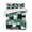 Green, variant on Quilts King Size Bedding Set, Modern Green Grey Lightweight Quilted Comforter, Abstract Geometric Color Blocks Soft Reversible Bedspread Coverlet with Pillow Covers for All Season, 96" x 106"