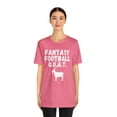thumbnail image 3 of Funny Fantasy Football GOAT Shirt, Funny Fantasy Football Guru T-Shirt, 3 of 12