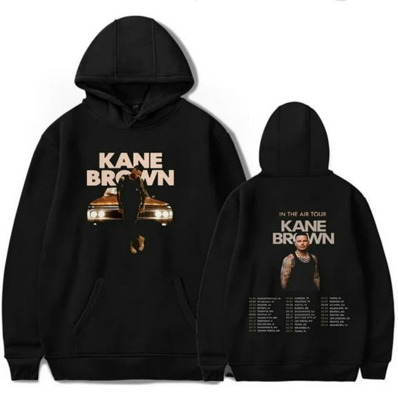 Kane Brown in The Air Tour 2024 Graphic Hoodies Hip Hop Sweatshirts Unisex Streetwear Sweater
