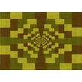 thumbnail image 1 of Ahgly Company Indoor Rectangle Patterned Cookie Brown Area Rugs, 3' x 5', 1 of 6