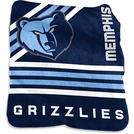 Memphis Grizzlies 50 x 60 Plush Raschel Throw Blanket