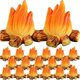 thumbnail image 2 of 20pcs Mini Fake Fire Models for Garden Landscaping Decoration – Realistic Campfire Props for DIY Micro Landscape and Creative Projects, 2 of 5