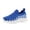 Blue, variant on NOEGOEU Boys Girls Slip on Mesh Shoes Non Slip Soft Sole Breathable Lightweight Sneakers for Kids (Purple,12.5)