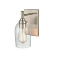 thumbnail image 4 of Millennium  Lighting Arlett 1 Light Wall Sconce in Brushed Nickel with Clear Glass Shades - 26, 4 of 5