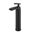 thumbnail image 3 of Sublime Single Hole, Single-Handle, High Arc Bathroom Faucet in Matte Black, 3 of 12