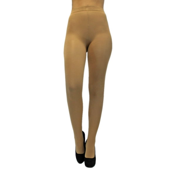 Nude Beige Opaque Stretchy Pantyhose Tights