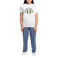 thumbnail image 4 of CafePress - Irish Twins (Redheads) Women's Light Pajamas - Women's Short Sleeve Print T-Shirt and Pants Light Cotton Pajama Set, 4 of 7