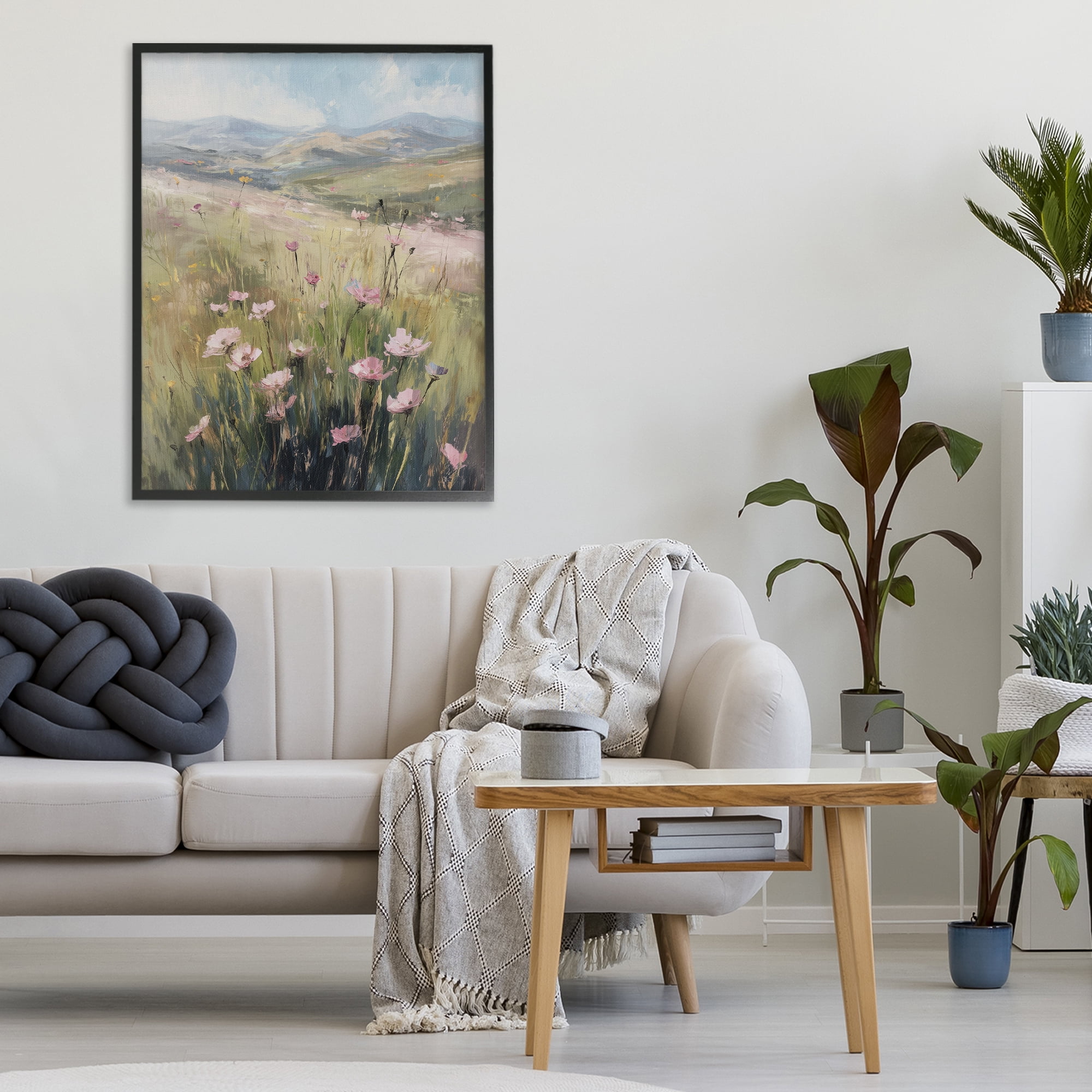Stupell Industries Wild Shrubs in Pasture Black Framed Giclee Art, design by Svetlana Aleynikova