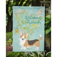 thumbnail image 3 of Carolines Treasures BB7610GF Welcome Friends Pembroke Welsh Corgi Tricolor Flag Garden Size  Small multicolor, 3 of 3