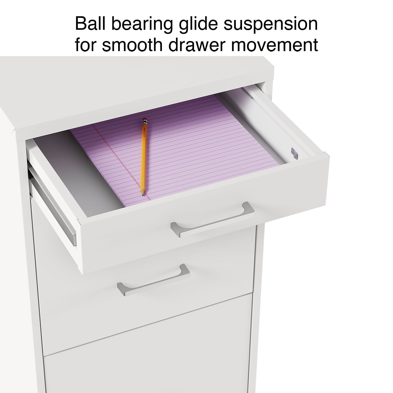 Staples 3-Drawer Light Duty Vertical File Cabinet Locking Letter White 18"D 2/Pack ST52144-CCVS
