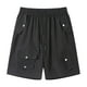 thumbnail image 1 of pstuiky Pantalones cortos de entrenamiento para hombre, Pantalones cortos de verano para hombre, informales y cómodos, con bolsillo y cintura elástica y cordón ajustable., 1 of 6