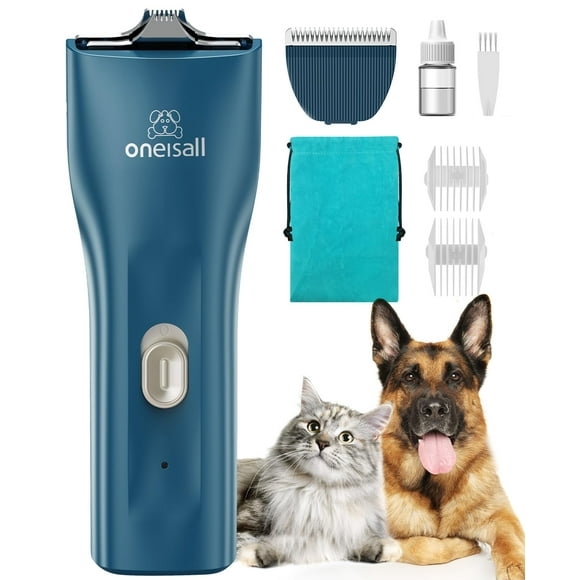 Quiet Cordless Pet Clippers for Grooming - Cat Hair Trimmer for Matted Hair - Standard+Mini Blade - Ideal Pet Shaver for Dogs and Cats