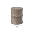 thumbnail image 2 of Seasonal Living Perpetual Bamboo Concrete Accent Table in Slate Gray, 2 of 3