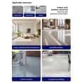 thumbnail image 3 of 500ml High-Gloss Marble Effect Epoxy Floor Coating, Durable Waterproof Paint, 3 of 8