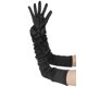 thumbnail image 5 of Guantes de satén extra largos para mujer Inspire Chic, de longitud de brazo, con dedos completos, guantes de noche de los años 1920 para fiestas de baile, color negro, talla única, 5 of 6