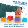 thumbnail image 3 of CoComelon Patch Academy, 53 Large Building Blocks Includes 6 Character Figures, 3 of 7