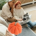 thumbnail image 3 of Greenadscape Pumpkin Shape Throw Pillow for Home 1Pack Orange PP Cotton for Fireplace, 3 of 4