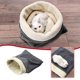 thumbnail image 2 of Saco De Dormir Para Gatos Casa Semicerrada Para Mascotas Casa Para Perros De Sueño Profundo Casa Para Gatos Gruesa Y Cálida Para Perros Pequeños Y Gatos, 2 of 7