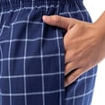 thumbnail image 4 of Pantalón de pijama Fruit of the Loom tejido en tela ancha azul marino 3XL para hombre, 4 of 5