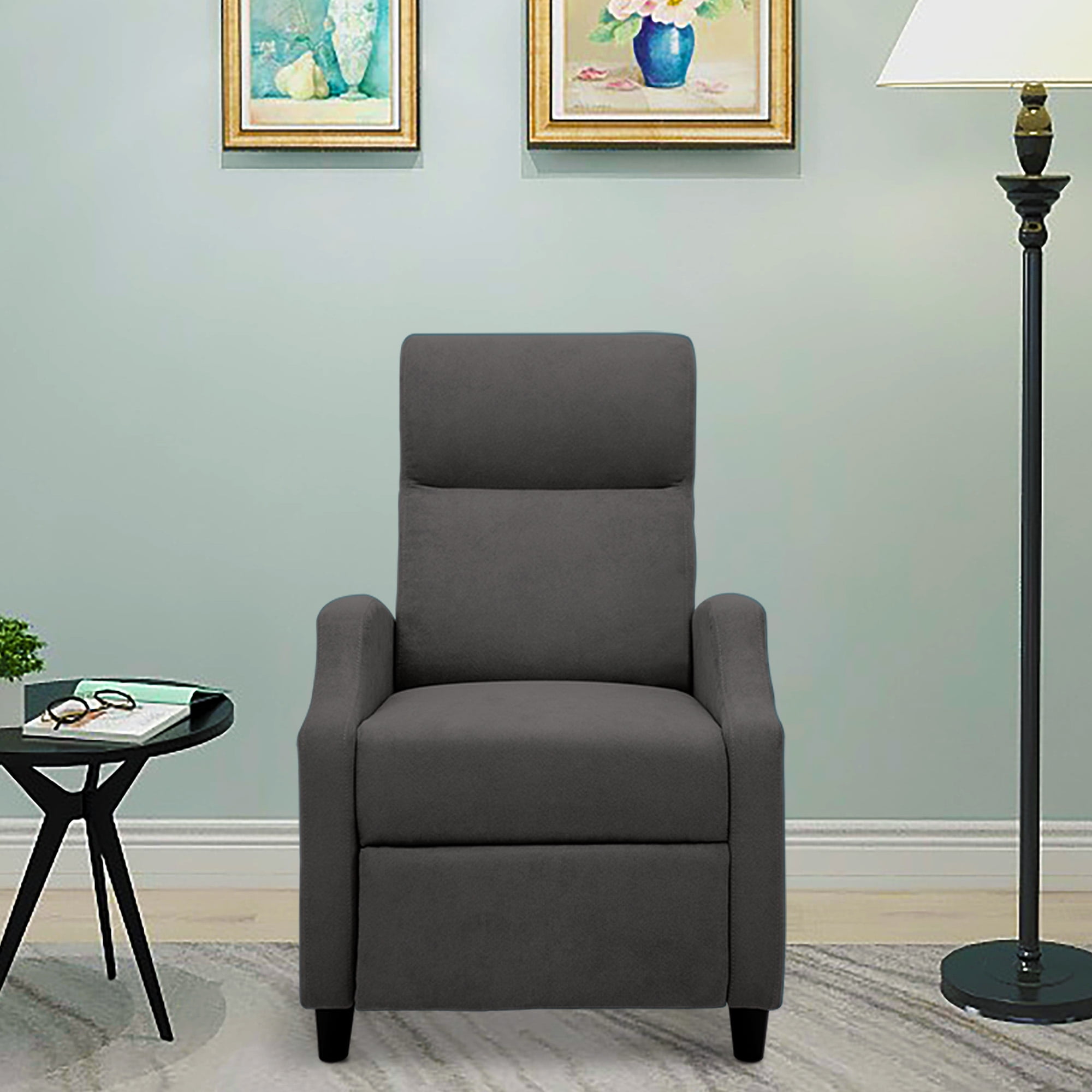 Abble Manual Recliner, Gray