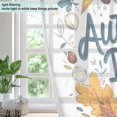thumbnail image 4 of Yayeee Window Curtains Light Filtering 63"x52" Grommet Panel Pair Home Living Room Decor, Autumn Day with Cocoa Pattern, 4 of 7