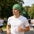 thumbnail image 4 of Adjustable Strap Bandana Headscarf Breathable Paisley Head Wrap Cap for Outdoor Sports, 4 of 8