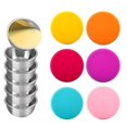 thumbnail image 1 of Salad Dressing Container To Go Stainless Steel Dipping Sauce Cups, 1 of 5