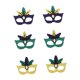 thumbnail image 4 of Juego de 6 Pendientes con Máscara de Carnaval Fernando Coloridos para Halloween Bodas Vacaciones, 4 of 8