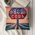thumbnail image 3 of Road Throw Pillow Covers Decorative Quote Words Pillowcase Square Home Sofa Decor, 3 of 5