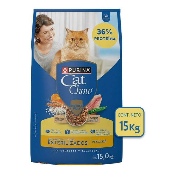 Croqueta para Gatos Cat Chow Adultos Esterilizados 15kg