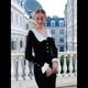 thumbnail image 4 of Vestidos Largos Elegantes de Larga con Cuello en V para Mujer, Plisados y Holgados, con Cinturón. Negro S, 4 of 7