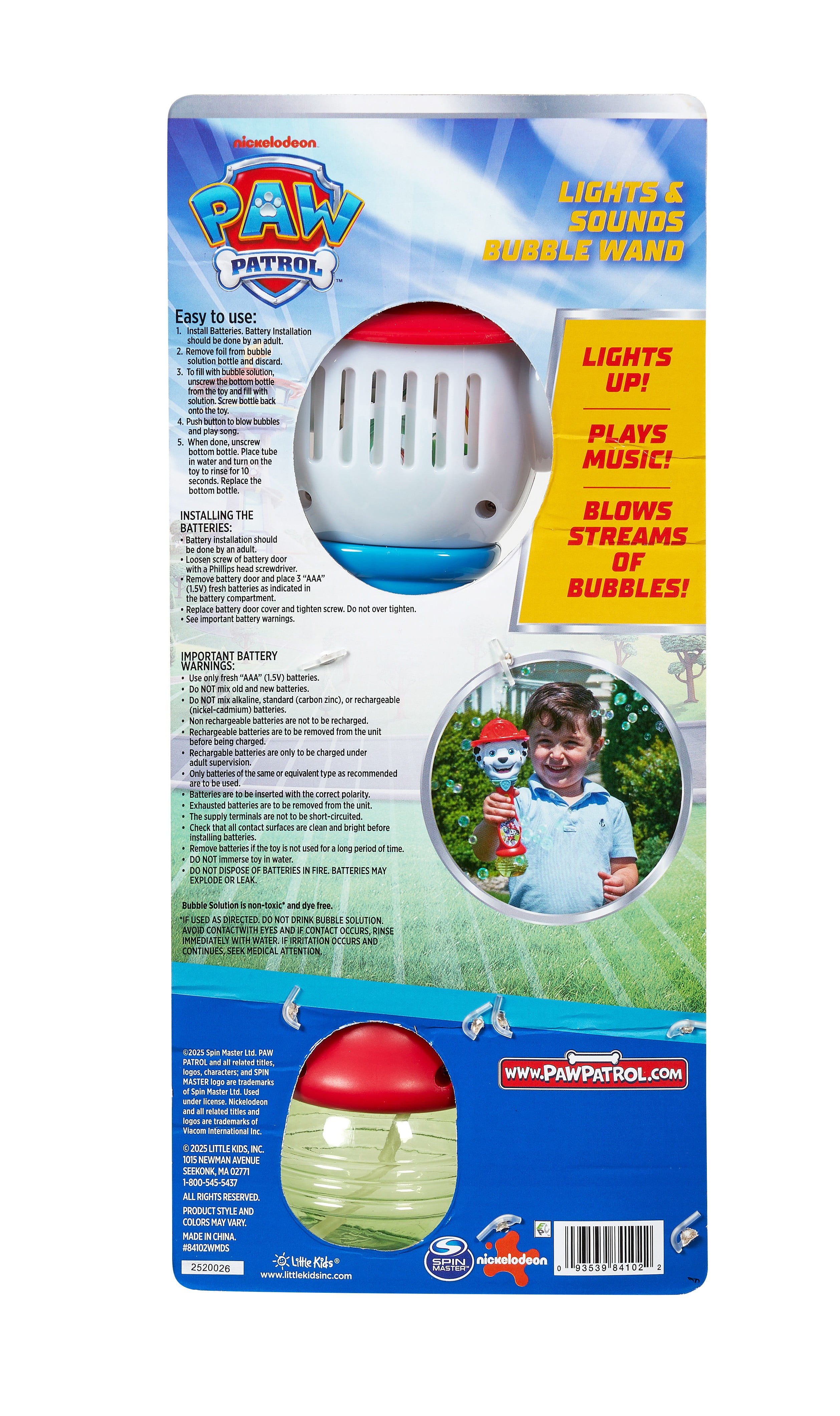 Little Kids Inc. Marshall Bubble Wand