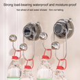 thumbnail image 5 of No-punch ing suction clothes hook hook keys waterproof wall hook easy to install gray, 5 of 7