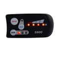 thumbnail image 2 of Electric Bicycle 36V48V S800 LED LCD Meter Control Panel Display for Ebike Controller 5 Pin Waterproof Plug Connector,1 x Display,black, 2 of 8