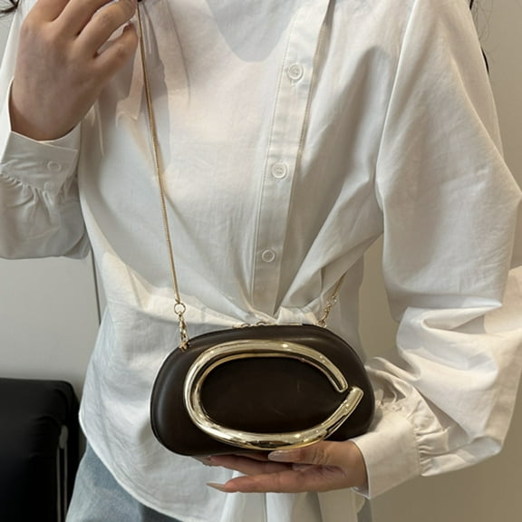 breaise Women Evening Clutch Purse 2025 PU Leather Handbag Elegant Crossbody Shoulder Bag Light Wedding Party Events