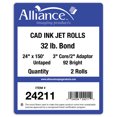 thumbnail image 4 of Alliance Wide Format Paper 24" x 150' CAD Bond 32lb | 92 Bright | 2 Rolls | 3" Core, 4 of 8
