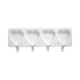 thumbnail image 2 of Moldes De Silicona Para Helados Molde de silicona de 1 pieza para helados,color blanco,ideal para hacer paletas heladas caseras y gelatina. Apto para uso alimentario. Rkxzt, 2 of 8