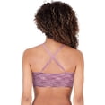 thumbnail image 2 of Women's Reebok 213TB22 Seamless Bralette - 2 Pack (Fig Space Dye/Black L), 2 of 7