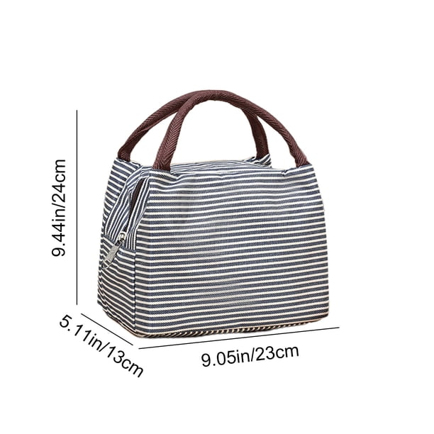 Bolsa de Almuerzo Mujeres Bolsas de Almuerzo de Hombres Y Mujeres, Aislamiento de Lámina de Aluminio de Gran Capacidad, Bolsas de Almuerzo Reutilizables, Bolsas de Almuerzo a Prueba de Fugas, Bolsas D