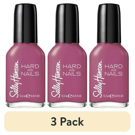 (3 pack) Sally Hansen Hard as Nails Nail Polish, Be a Gem-Stone 0.45 fl oz, No Chipping or Splitting
