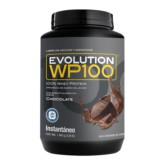 Proteína de Suero de Leche Evolution Nutraceutical WP100 Chocolate 1400g