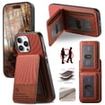 thumbnail image 2 of Compatible with iphone 14 Pro Max Case Rfid Blocking Leather Case Shockproof Wallet, 2 of 5