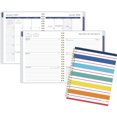 thumbnail image 2 of 2026 Mead® Simplicity Stripe Large Weekly Clear Poly Cover Planner, 2 of 6