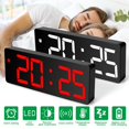 thumbnail image 2 of LED Digital Alarm Clock  Snooze  Adjustable Brightness  Simple Design Desk Clock with Easy to Read Large Numbers, 2 of 10