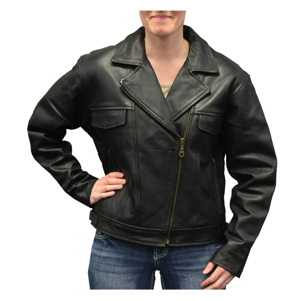 Amazon.com: Ladies Lightweight Naked Goatskin Leather Vest 