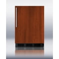 thumbnail image 1 of Summit FF6BKBI7IF Built-In Freestanding Refrigerator, 5.5-cu ft, User Reversible Door, Jet Black, 1 of 1