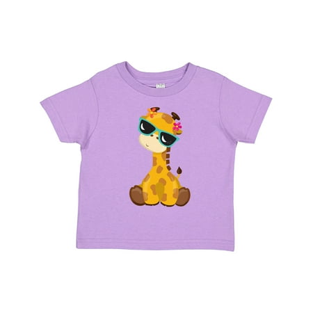 

Inktastic Cute Giraffe Giraffe with Sunglasses Cute Animal Gift Toddler Boy or Toddler Girl T-Shirt