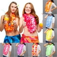 thumbnail image 5 of 1.2m Hawaiian Grass Skirt Wreath - for Bar, Kindergarten Performance for Party, Luau Decor, Stage Props | Grass Collar for Hawaiian Theme Parties, Festivals, Kids Events(D), 5 of 7