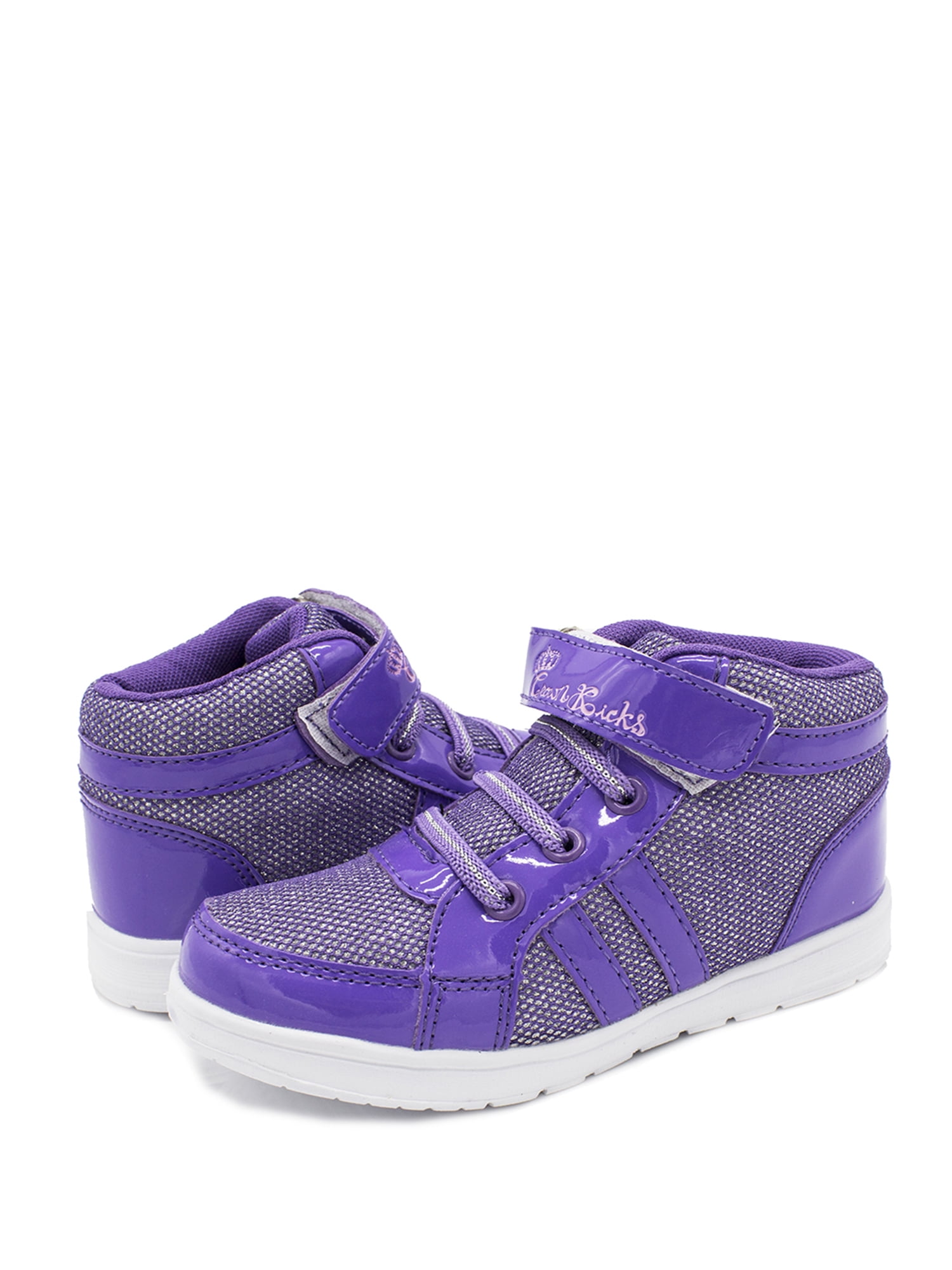 shoes with purple in them